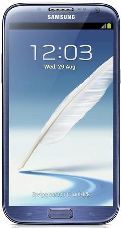 Смартфон Samsung Galaxy Note 2 GT-N7100 Blue - Ярцево