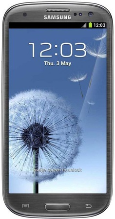 Смартфон Samsung Galaxy S3 GT-I9300 16Gb Titanium grey - Ярцево